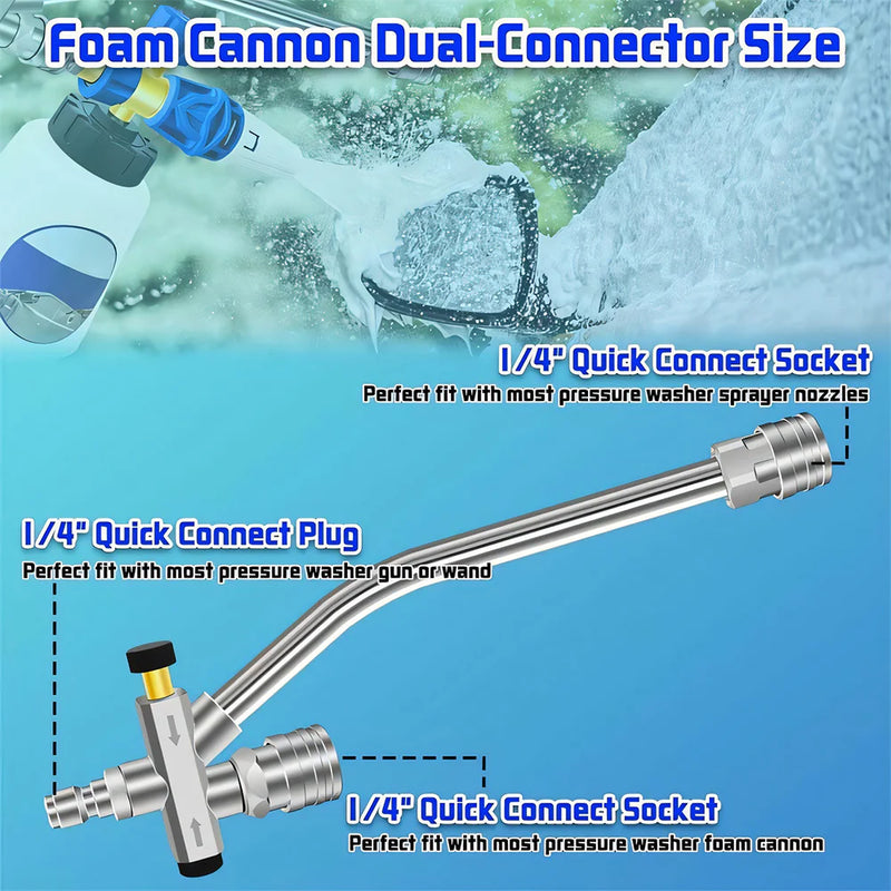 Foam Cannon Dual Connector