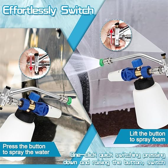 Foam Cannon Dual Connector