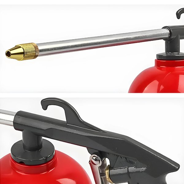 Automobile engine oil duct cleaning gun