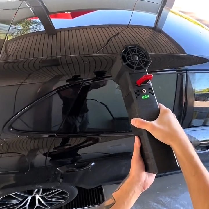 Mini Cordless Turbo Jet Blower for Car Drying, Outdoors BBQ, Cleaning - sandblaskit